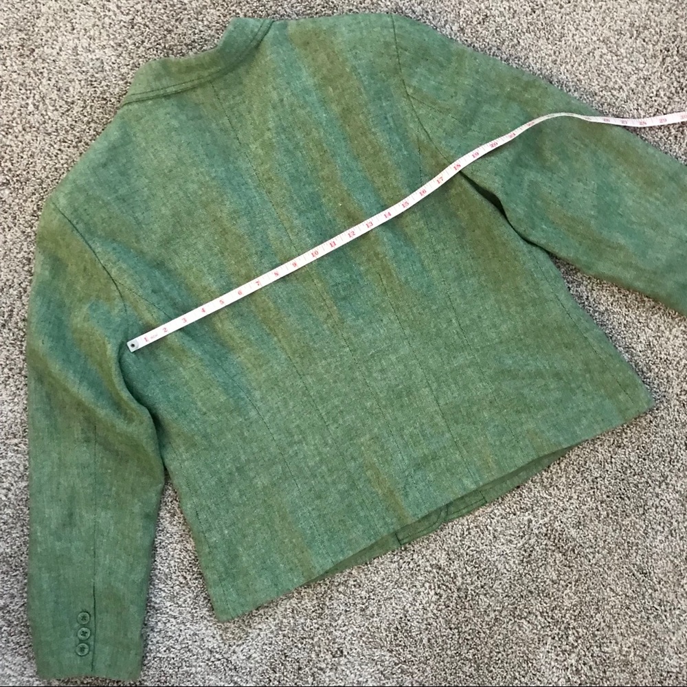 Coldwater Creek Light Green Linen/Rayon Jacket, XL - Picture 7 of 8